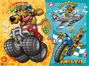 Puzzles Scooby-Doo: Faster than the Wind, 100 pieces ©Warner Bros.