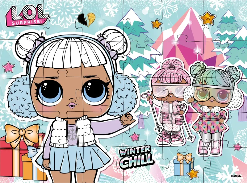 Puzzles L.O.L Surprise! Winter Chill, 30 pieces